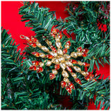 Crystal Hanging - Gold & Red