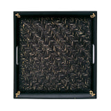 Black Distressed Tray - Large