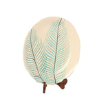 Handpainted Leaf Rice Plate
